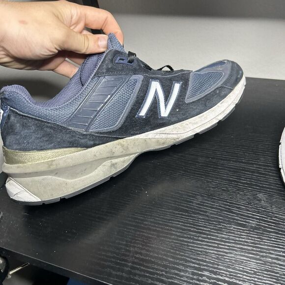 New Balance 990v5 Shoes Mens Size 16 2A Navy Blue Made In USA Sneakers M990NV5 - Picture 11 of 15